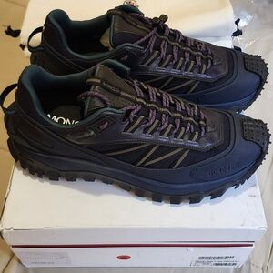 Men's Moncler Navy and Purple Trail Sneakers